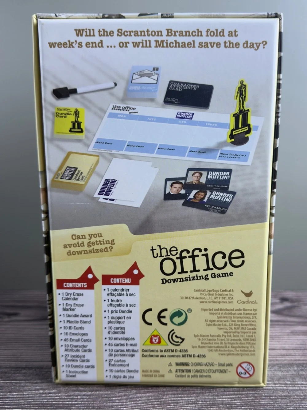 The Office Downsizing Game Open Box Complete Sealed Contents NBC
